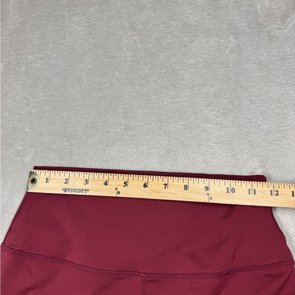 Free People Movement Good Times High Ruse Maroon Red Leggings Size Small - Picture 7 of 16